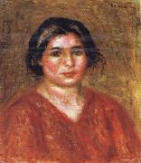 Pierre Renoir Gabrielle in a Red Blouse Spain oil painting artist